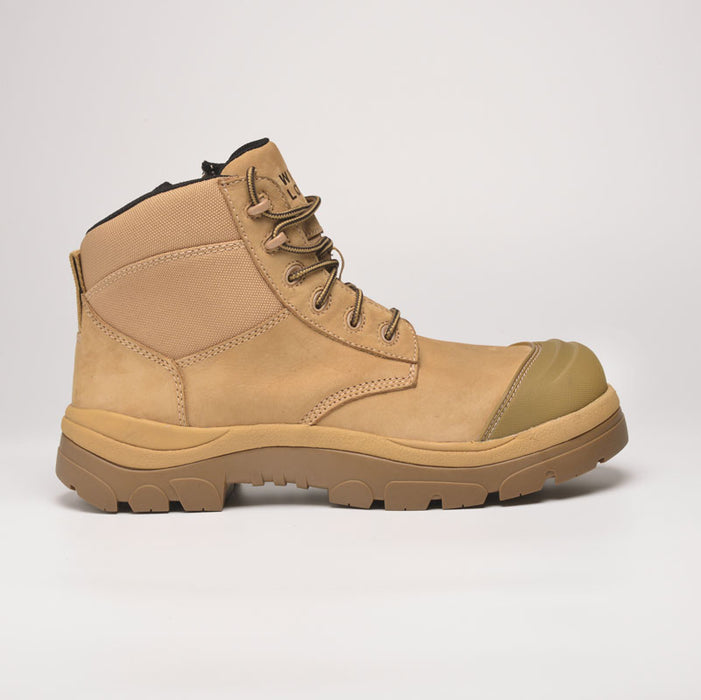 Wide Load 690WZC Wheat 6 Inch Zip Composite Cap Safety Boot