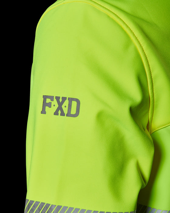 FXD WO.3T Hi Vis Reflective Soft Shell Jacket