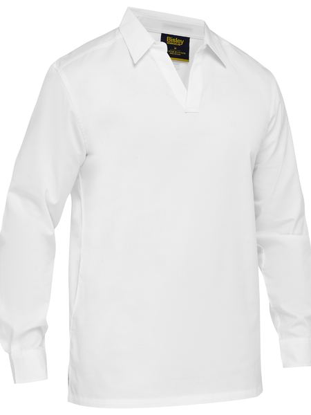 Bisley BS6404 V-Neck Shirt Long Sleeve at National Workwear Gold Coast Australia