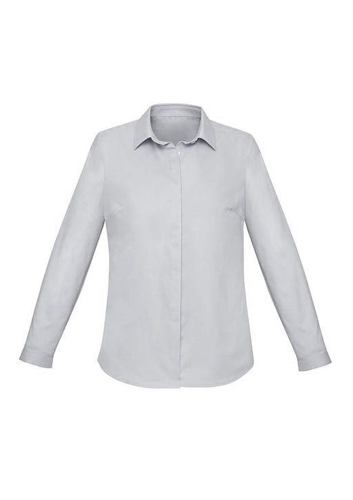 Biz Corporates RS968LL Charlie Ladies Long Sleeve Shirt, corporate workwear and uniforms at National Workwear Gold Coast Australia