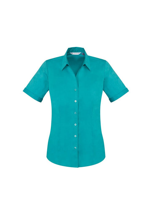Biz Care - Ladies Monaco Short Sleeve Shirt - S770LS - National Workwear Australia 
