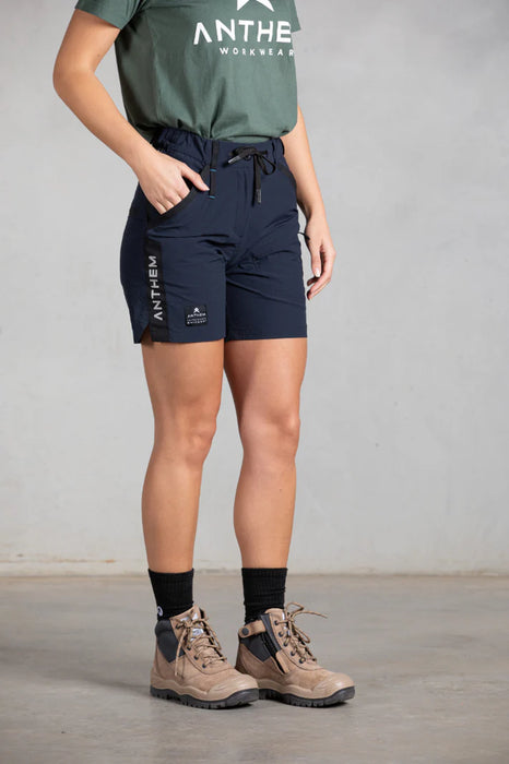 Anthem Womens Triumph Short S603W 150 GSM 90% Nylon 10% Spandex Ripstop