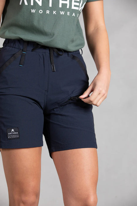 Anthem Womens Triumph Short S603W 150 GSM 90% Nylon 10% Spandex Ripstop