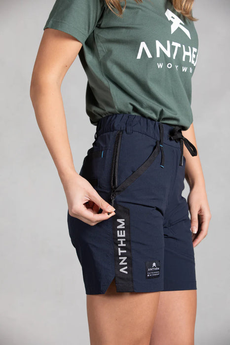 Anthem Womens Triumph Short S603W 150 GSM 90% Nylon 10% Spandex Ripstop