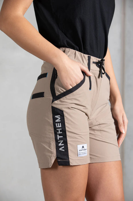 Anthem Womens Triumph Short S603W 150 GSM 90% Nylon 10% Spandex Ripstop