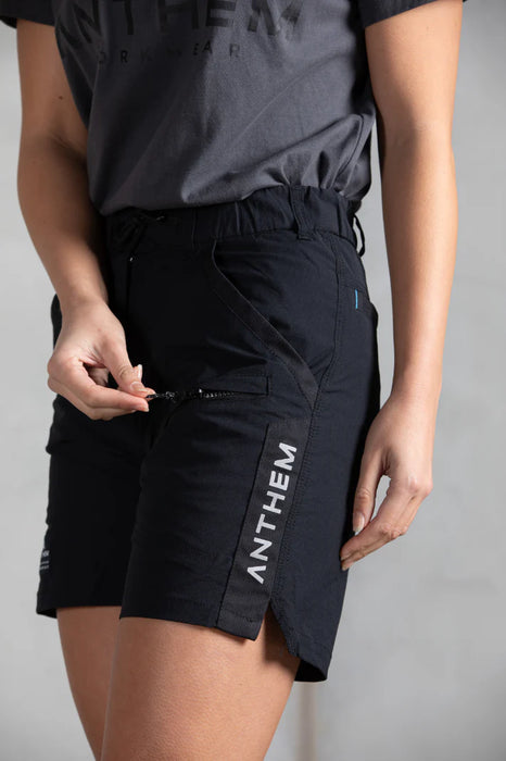 Anthem Womens Triumph Short S603W 150 GSM 90% Nylon 10% Spandex Ripstop