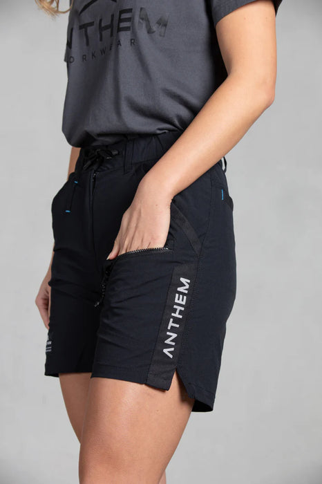 Anthem Womens Triumph Short S603W 150 GSM 90% Nylon 10% Spandex Ripstop