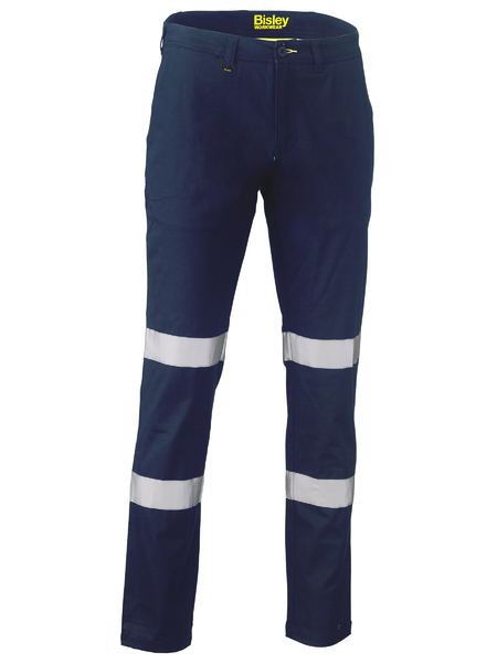 Bisley BP6008T Taped Biomotion Stretch Cotton Drill Work Pant