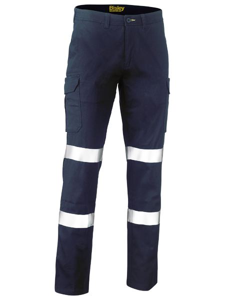 Bisley BPC6008T Taped Stretch Cotton Drill Cargo Pant