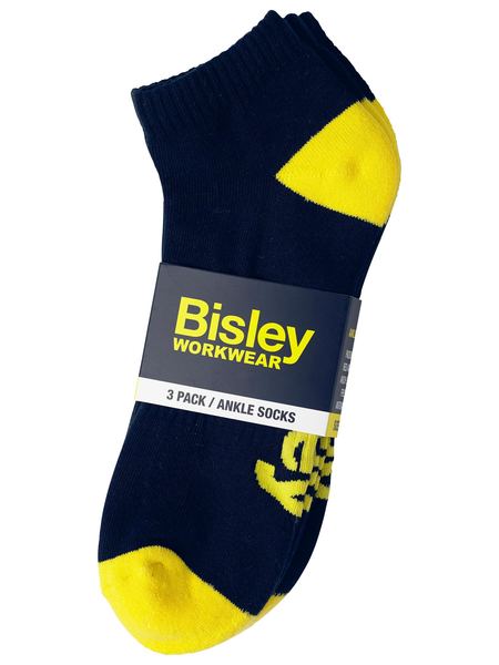 Bisley BSX7215 Ankle Work Sock (3 Pack)