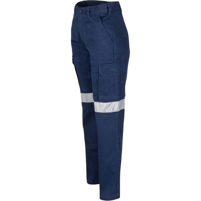 DNC 3323 Ladies Drill Trousers-R/Tape