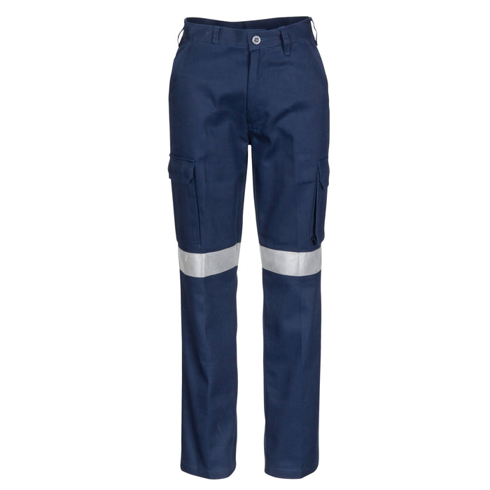 DNC 3323 Ladies Drill Trousers-R/Tape