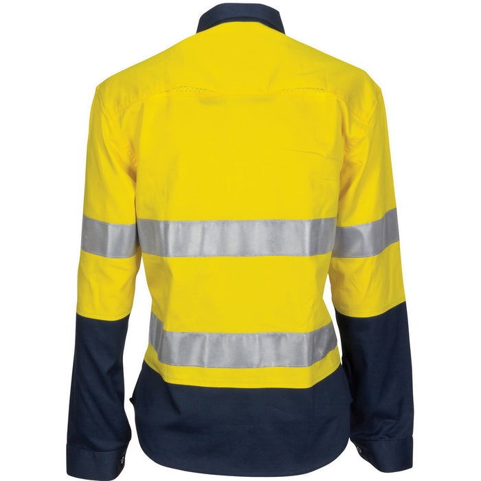 DNC 3749 Ladis HiVis L/W Shirt R/T, L/S