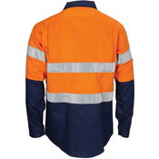 DNC 3782 HiVis R/W CTN Shirt G-Tape L/S