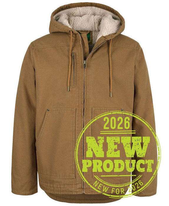 JBs 3BHJ 100% COTTON CANVAS - HOODED FLEECE LINED BARN JACKET
