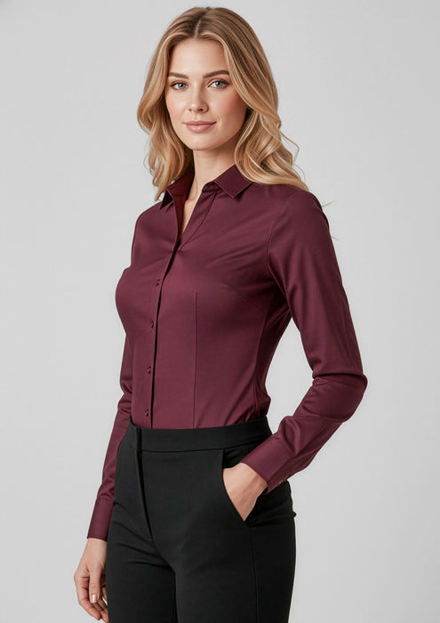 Biz Corporates 40310 Hudson Ladies Long Sleeve Shirt