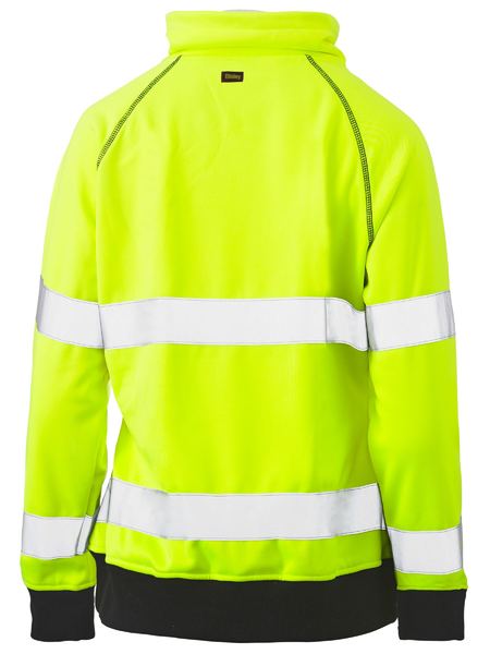 Bisley BKL6818T Womens L/S Taped Hi Vis Fleece Jumper