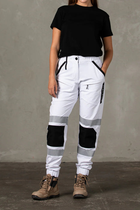 Anthem Women's Triumph Pant with Tape - P103WR 150 GSM 90% Nylon 10% Spandex Ripstop