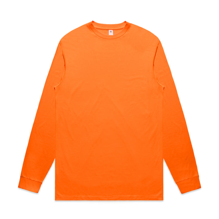 AS Colour 5054F Block Long Sleeve Hi Vis Tee 65% polyester 35% cotton