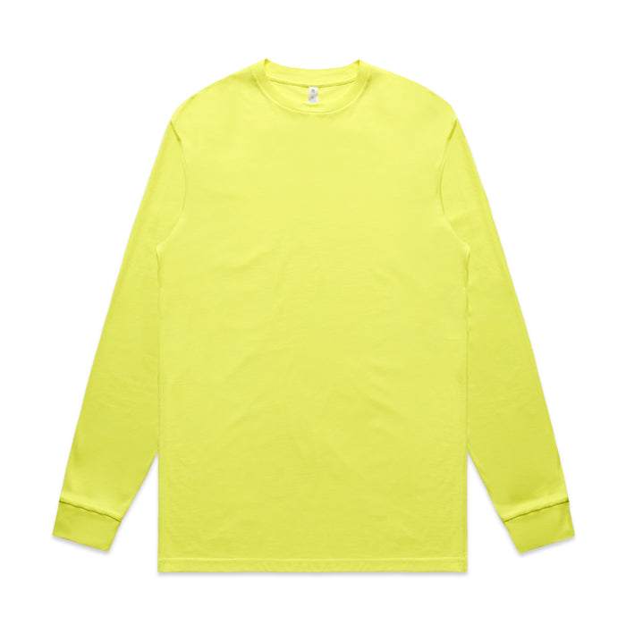 AS Colour 5054F Block Long Sleeve Hi Vis Tee 65% polyester 35% cotton