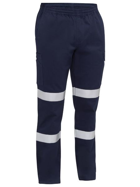 Bisley BPC6029T Taped Biomotion Stretch Cotton Drill Cargo Cuffed Pants