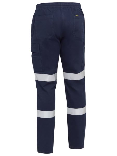 Bisley BPC6029T Taped Biomotion Stretch Cotton Drill Cargo Cuffed Pants