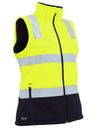 Bisley BJL6078T Women's Taped Two Tone Hi Vis 3-in-1 Soft Shell Jacket