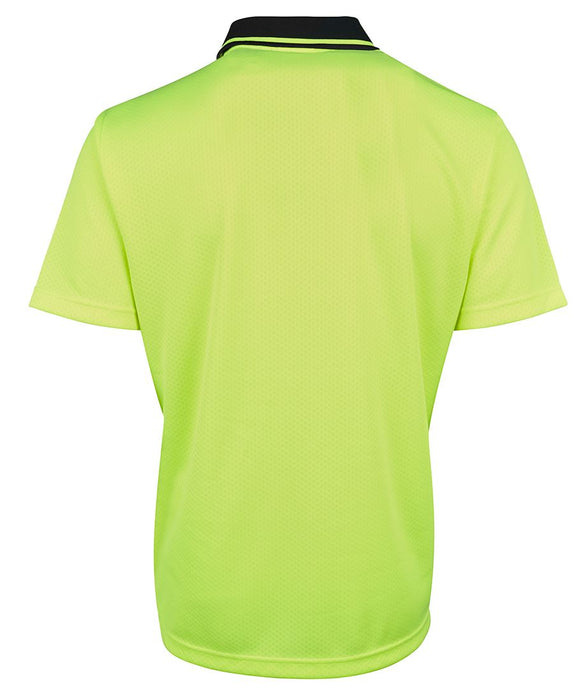 JBs Wear 6HJNC Hi Vis Jacquard Non Cuff Polo