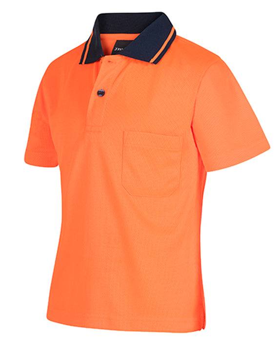 JBs 6HVNC Hi Vis Non Cuff Traditional Polo
