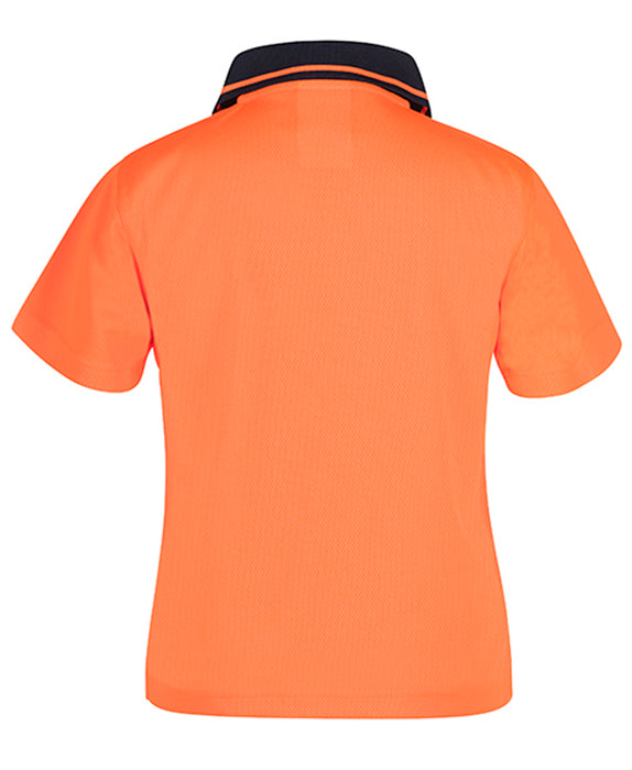 JBs 6HVNC Hi Vis Non Cuff Traditional Polo