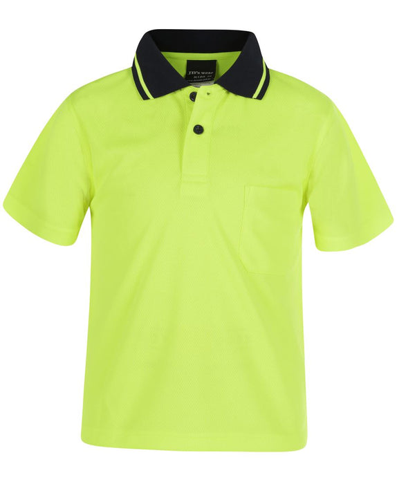 JBs 6HVNC Hi Vis Non Cuff Traditional Polo
