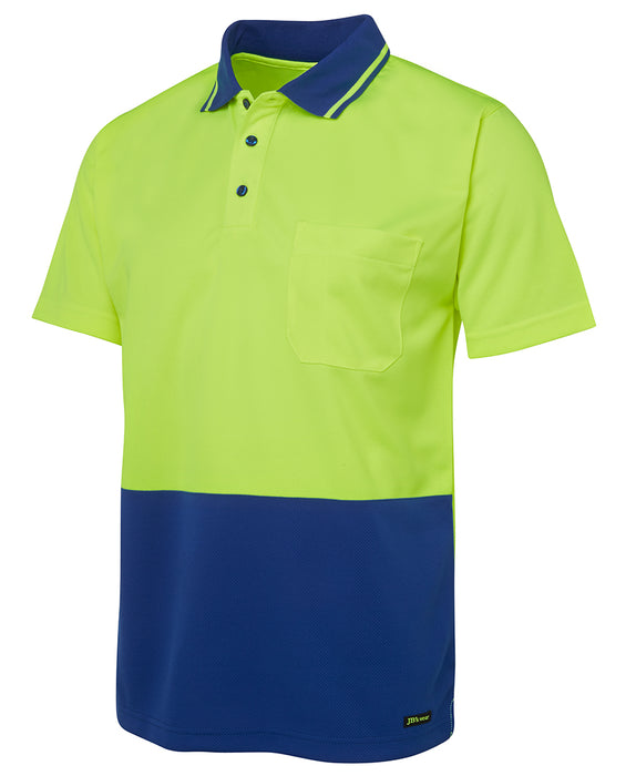 JBs 6HVNC Hi Vis Non Cuff Traditional Polo