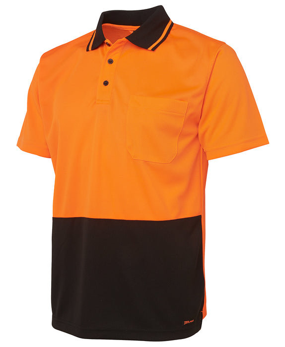 JBs 6HVNC Hi Vis Non Cuff Traditional Polo