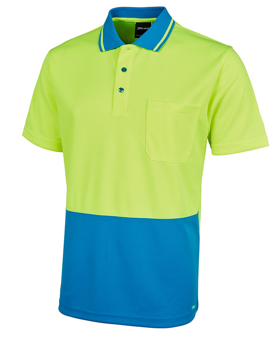 JBs 6HVNC Hi Vis Non Cuff Traditional Polo