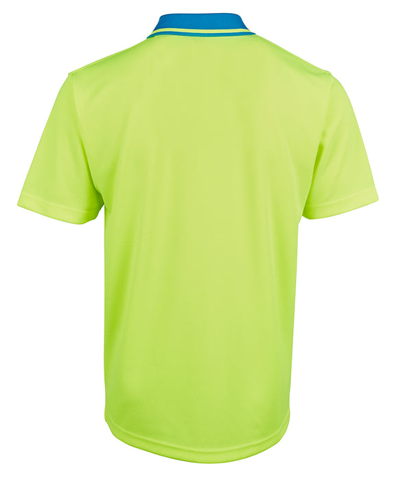 JBs 6HVNC Hi Vis Non Cuff Traditional Polo