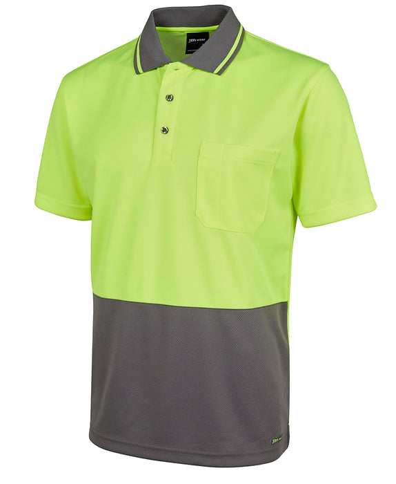 JBs 6HVNC Hi Vis Non Cuff Traditional Polo