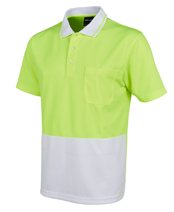 JBs 6HVNC Hi Vis Non Cuff Traditional Polo