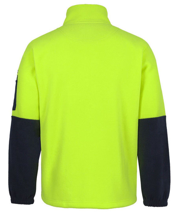 JB's 6HVPE Hi Vis Full Zip Polar Fleece Jumper