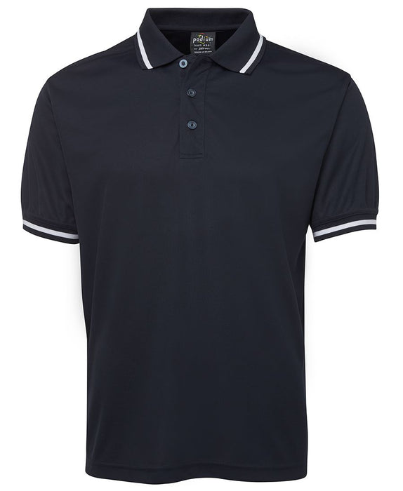 JBs 7BP Bold Polo with White Contrast Tip on Collar and Sleeve