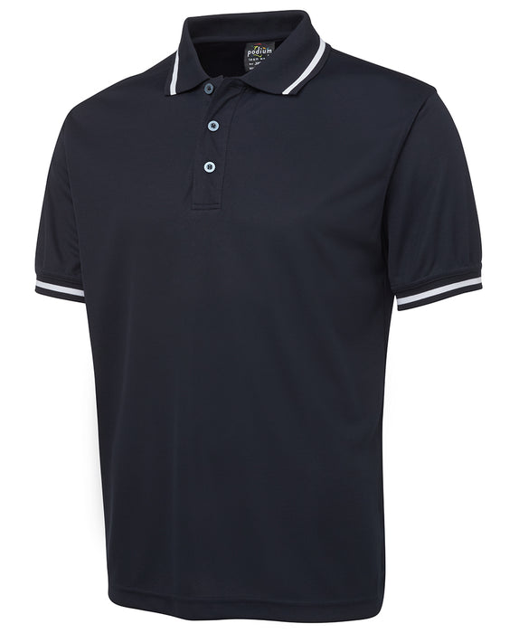 JBs 7BP Bold Polo with White Contrast Tip on Collar and Sleeve