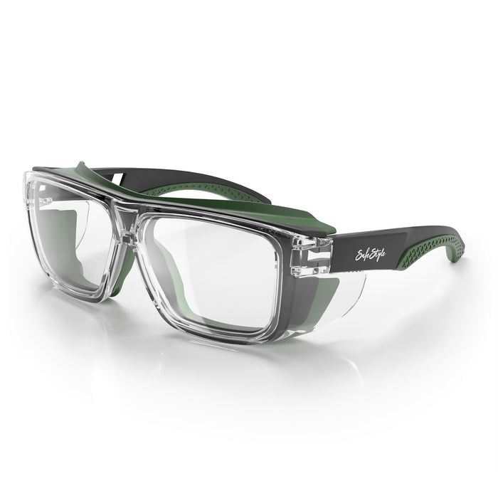 SafeStyle® Converts Clear/Green Frame Clear Lens