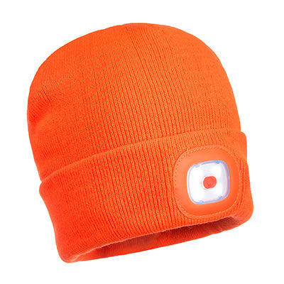 Portwest B029 Beanie LED Head Light USB Rechargeable