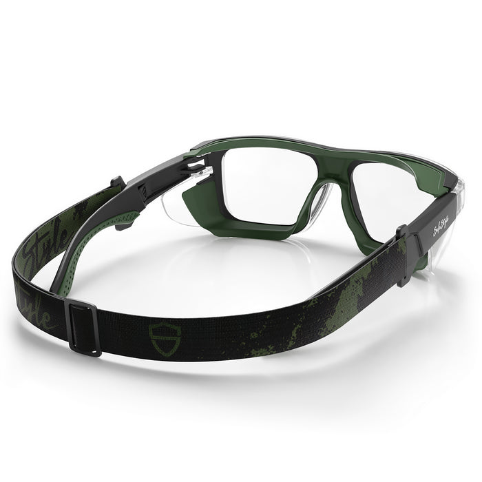 SafeStyle® Converts Clear/Green Frame Clear Lens