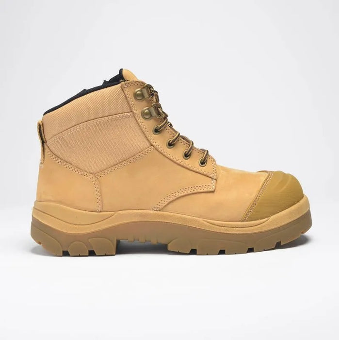 Wide Load 690WZN Wheat 6 Inch Soft Toe Zip Boot - Non Safety