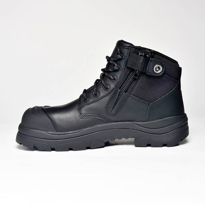 Wide Load 690BZC Black 6 Inch Zip Composite Cap Safety Boot