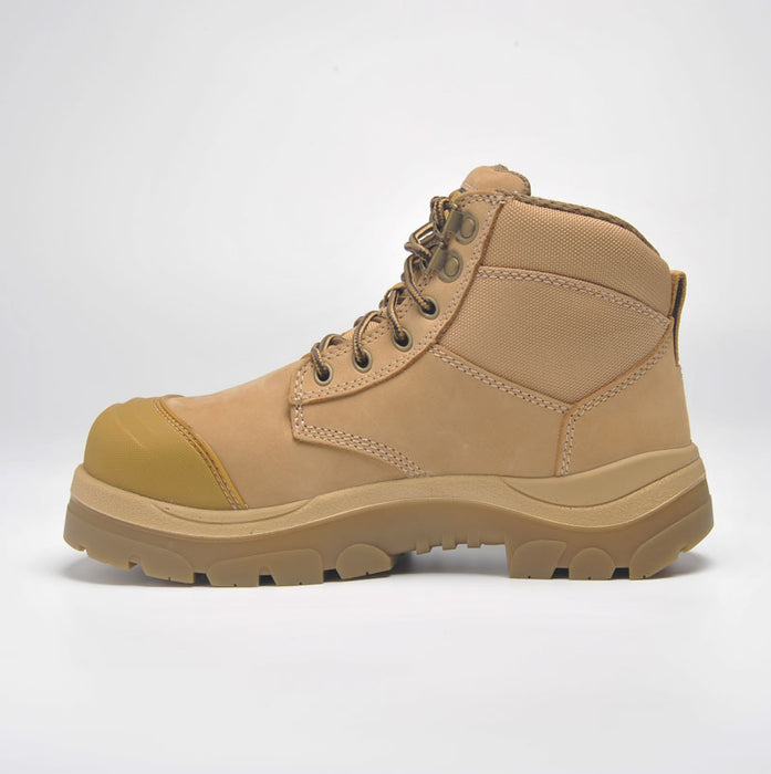 Wide Load 690WL Wheat 6 Inch Steel Cap Lace Safety Boot