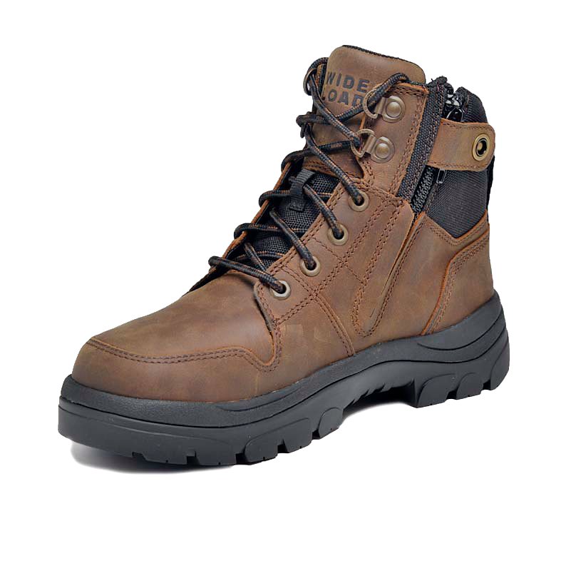 Wide Load 590CZN Casual Crazy 6 Inch Soft Toe Zip Boot — National