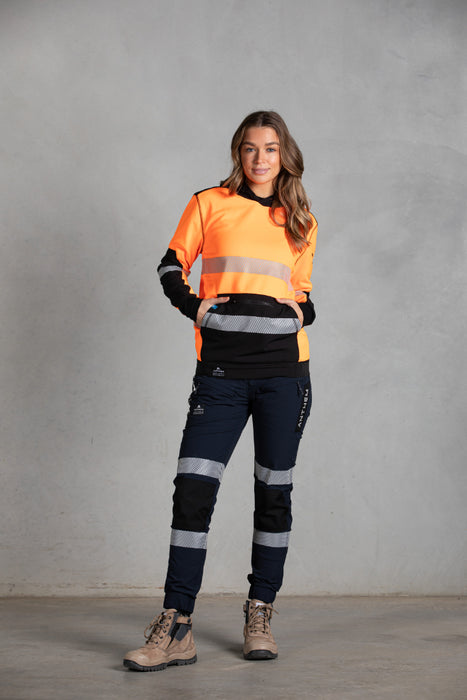 Anthem Women's Triumph Pant with Tape - P103WR 150 GSM 90% Nylon 10% Spandex Ripstop