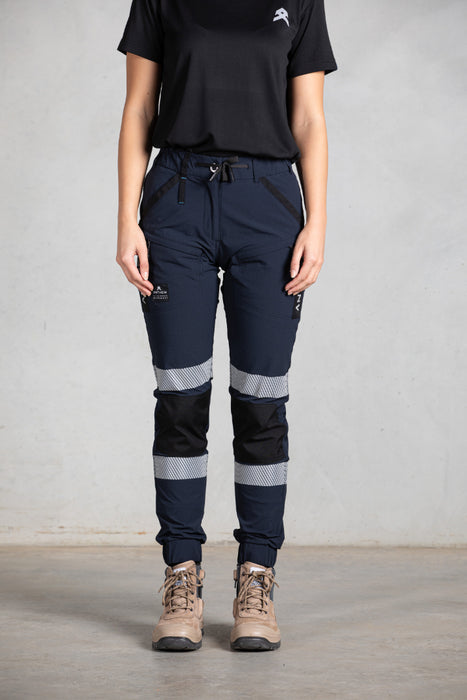 Anthem Women's Triumph Pant with Tape - P103WR 150 GSM 90% Nylon 10% Spandex Ripstop