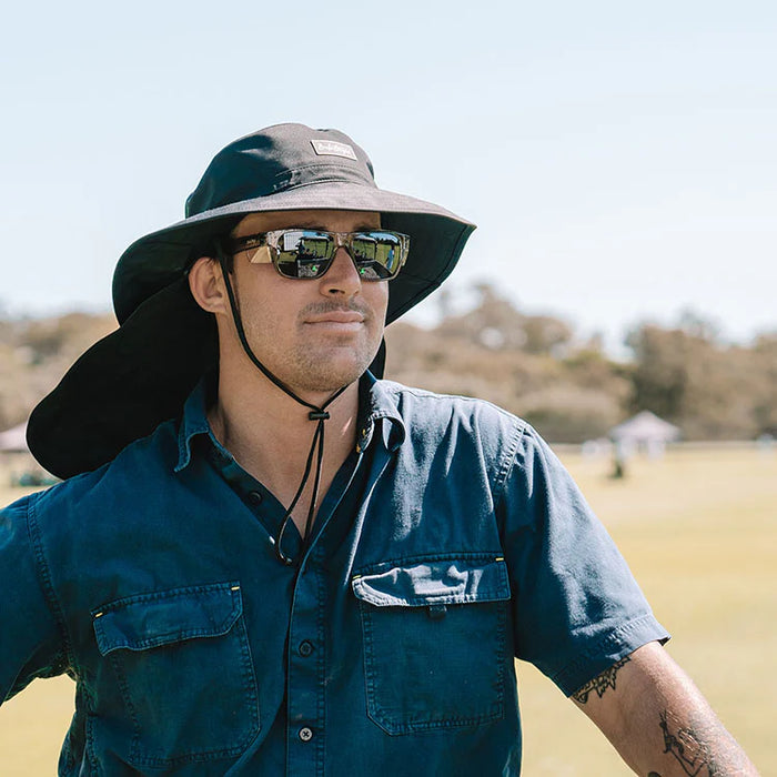 SAFESTYLE WTWBS100 Worksite To Weekend Flap Bucket Hat S/M